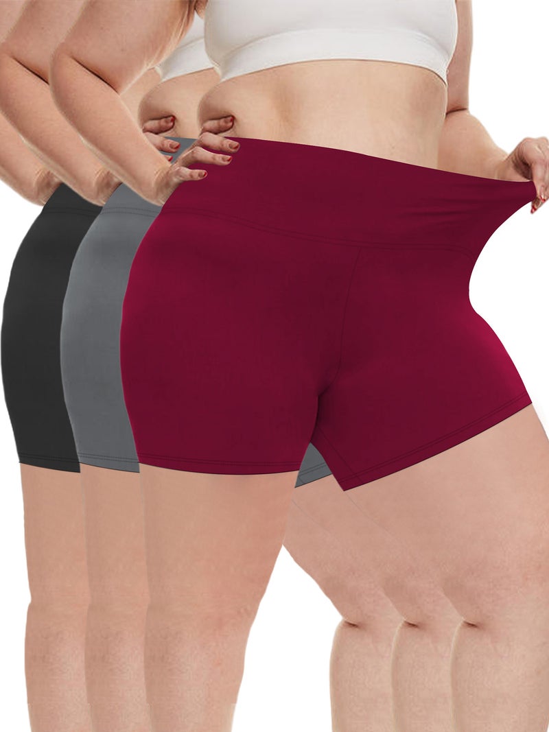 Plus Size Three-Point Yoga Shorts Women Three-Point Pants Summer Riding Yoga Pants Shorts Factory - Image 2